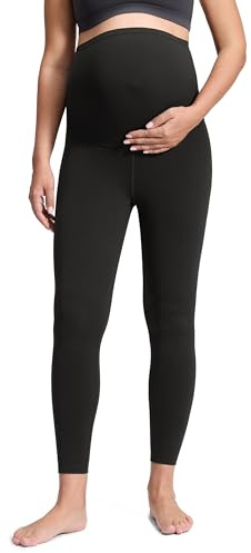 CRZ YOGA Mutterschaft Umstandsleggings 64/71 cm | Butterluxe, Extrem Weich, Leichte Kompression, Yoga, Super Hohe Taille, U-förmiger Bauch, Schwangerschaft und Wochenbett