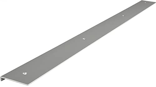 Schüco Abschlussprofil zum Anschrauben, Abschlussleiste 630mm, für Arbeitsplatten Aluminium silber eloxiert