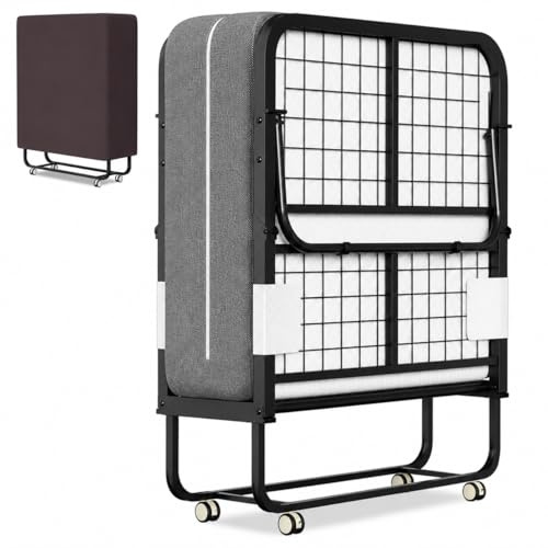 ISOSIL Klappbett 90x200cm Gästebett Klappbarer, 13cm Dicker, bis 200kg