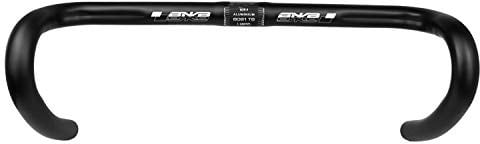 PLATT Rennrad Lenker 25,4/31,8 mm Aluminium Road Bike Drop Bar Gebogen Lenker (25,4mm, 400MM)
