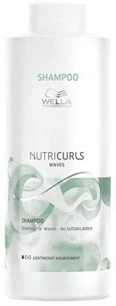Wella Professionals NUTRICURLS Shampoo für Wellen – Pflegt & Definiert Wellen – Mit Nourish-In Complex – Sulfatfrei, 1000 ml