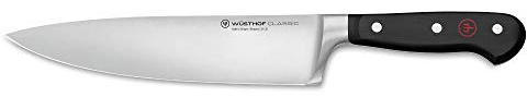 WÜSTHOF Classic Kochmesser 20 cm, Schwarz, Rostfrei Edelstahl