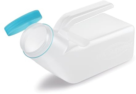 JFA Supplies Urinflasche für Männer 1L mit Deckel – Urinal Männer – Nachturinal