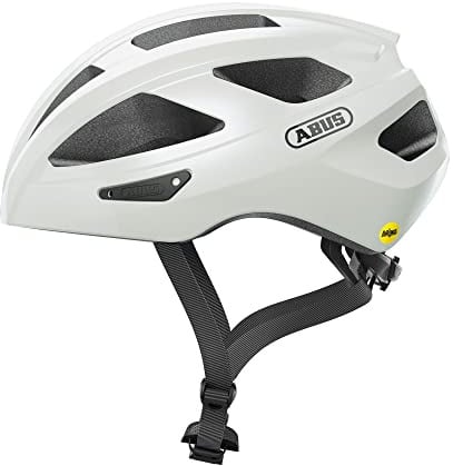 ABUS Rennradhelm Macator MIPS - Fahrradhelm für Einsteiger mit Schirm - geeignet für Zopfträger/-innen - für Damen und Herren