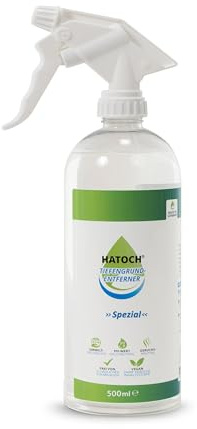 HATOCH® Tiefengrundentferner 500ml Spezial - Rückstandsfrei, Schnell für Kunststoff, Glas, Fensterbänke, Heizkörper - Kein Einweichen Nötig - Vielseitig Einsetzbar, Made in Germany