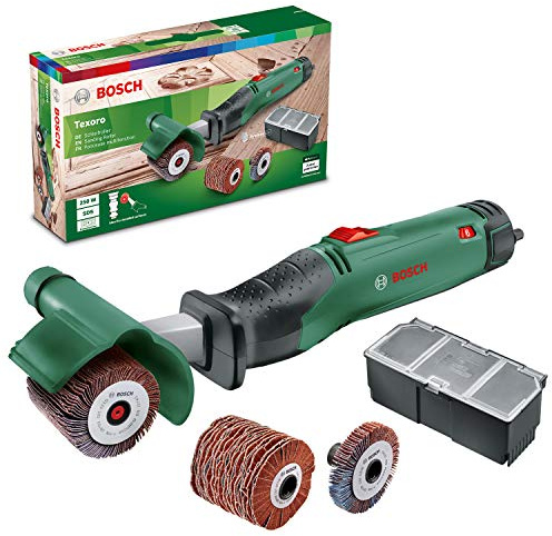 Bosch Schleifroller Texoro (250 Watt, 3 Zubehöre, Zubehörbox, im Karton)
