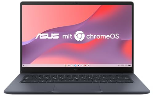 ASUS Chromebook CX14 CX1405CTA Laptop | 14" FHD 16:9 Display | Intel N150 | 4GB RAM | 128GB eMMC | Intel UHD | ChromeOS | QWERTZ | Quiet Blue