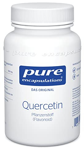 Pure Encapsulations - Quercetin - Hochwertiger Pflanzenstoff, Hoher Quercetin-Gehalt in jeder Kapsel - Nahrungsergänzungsmittel - 120 Kapseln