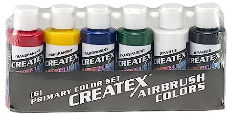 Createx Wicked Colors W101-00 Wicked Primär-Set, Airbrush, 57 ml
