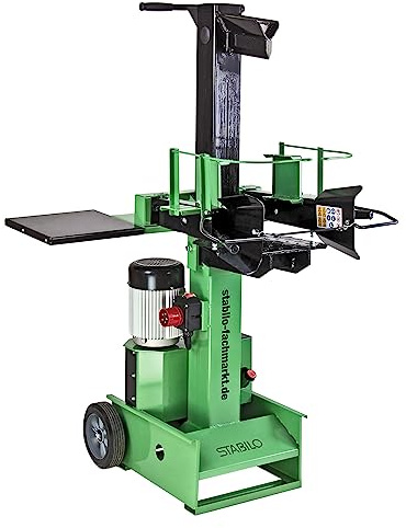 DEMA Elektro-Holzspalter 8 t – Stehend, Meterspalter, Hydraulikspalter, Brennholzspalter, Kaminholzspalter – 400 V, 3 kW, robust, kraftvoll, vielseitig – Garten, Werkstatt, Brennholz
