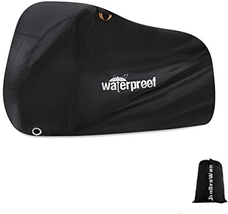 Fahrradgarage Draussen Fahrradabdeckung Wasserdicht für die Aufbewahrung im Freien Wasserdichte Fahrradhüllen Oxford Stoff für den Innenbereich 210D Nylon mit Pu-Beschichtung Windschutz