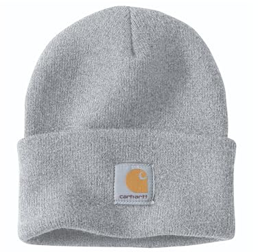 Carhartt Workwear Beanie Mütze Watch Hat, Arbeitsmütze, Hellgrau, mittel