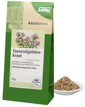 TAUSENDGÜLDENKRAUT Arzneitee Centaurii herba Salus 75 g