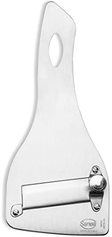 Sanelli, SAN-Slice Trüffelschneider Profi Trüffelschneider mit Schneidregler. Satinierte Oberfläche, Glatte Klinge, Edelstahl