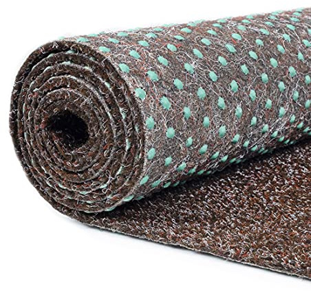 Carpeto Kunstrasen Balkon 200x100cm 6mm Braun Wetterfest Pflegeleicht | Kunstrasenteppich für Terrasse UV-Beständig Wasserabweisend Reinigungsmittelbeständig Robust Realistisch Verkauf pro Meter