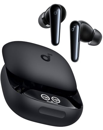 Anker Soundcore Liberty 4 Pro Schwarz True Wireless Kopfhörer mit Aktiver Geräuschunterdrückung und Bluetooth 5.3