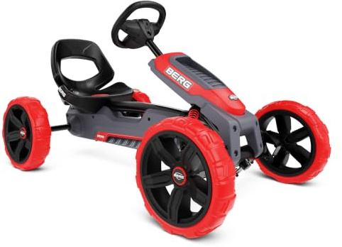 BERG Pedal-Gokart Reppy Rebel | KinderFahrzeug | Tretfahrzeug mit hohem Sicherheitsstandard | Verstellbarer Sitz | Robuster Stahlrahmen