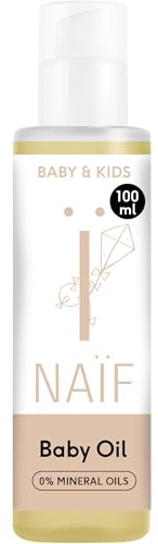 Naïf - Babyöl - für Baby und Kind - Mit Inhaltsstoffen auf natürlicher Basis - Vegan -Oil - Pflegeprodukte - Öl - Babymassage - 100ml