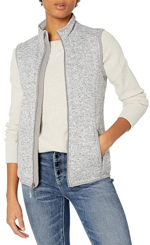 Charles River Apparel Damen Pacific Heathered Sweater-fleeceweste Fleecejacke