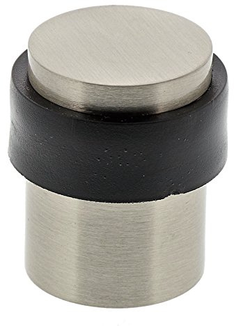 Burg Wächter Boden-Türstopper, Inkl. Befestigungsmaterial, TSB 2230 Ni SB, Edelstahl-Optik, Grau