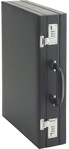 ALASSIO 92300 - Attachékoffer PONTE, aus Lederimitat, ca. 44,5 x 33 x 10 cm, schwarz