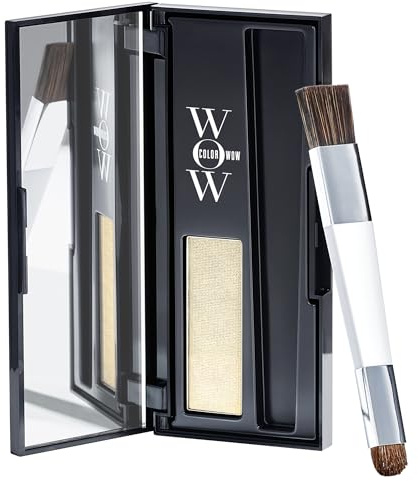 Color Wow Root Cover Up Ansatzpuder, Haar Concealer Kaschieren vom Haaransatz für Frauen & Männer, Haaransatz Puder mit wasserfester Rezeptur perfektes Finish, hellblond, 2.1g