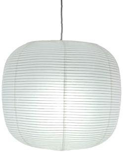 Hojoee Ampenschirm Rund Weiß Papier Laterne Classic Bamboo Style Wintermelonen-Lampenschirm Im Japanischen Sti