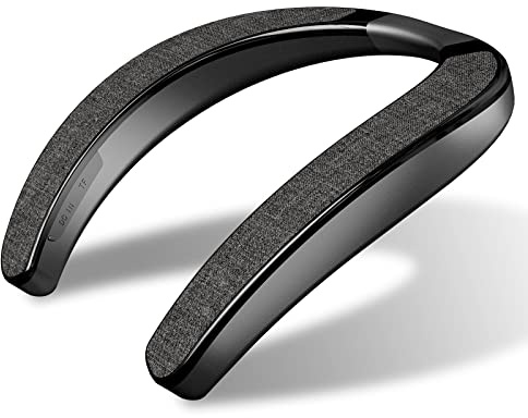 Smaloyd Bluetooth Lautsprecher Tragbarer, Wireless-Neckband,Theater Stereo Surroud Ton, mit Mikrofon,Kabelloser für Sport im Freien