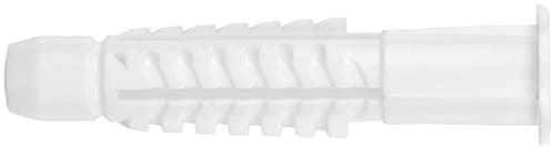 TOX Allzweckdübel mit Kragen Deco 6 x 41 mm in Runddose, Dübel für fast alle Baustoffe, 100 Stück, 016260041