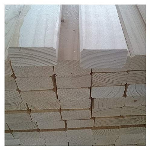 Naturbelassenes Holz 10 Stück B/C - Holz 24mm x 44mm x 1950mm Leisten gehobelt Basteln Zaun Unterkonstruktion Sterne Weihnachtsbaum Akustikpaneele Wandpaneele Verkleidung