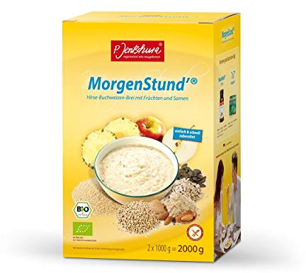 Dr. Jentschura Morgenstund Bio, Hirse-Buchweizen-Brei, 2000g (DE-ÖKO-064)