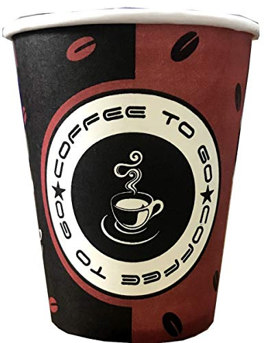 Trendsky Made in DE, 1000x 200 ml Kaffeebecher Coffee to go Pappe, 80mm Becher für Kaffee/Tee,Hartpapier Pappbecher Coffeebecher 0,2l