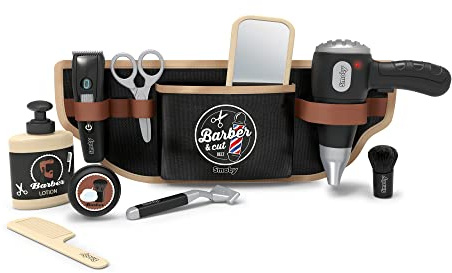Smoby Toys - Friseur & Barber Gürtel für Kinder - Spielzeug-Set mit Zubehör zum Frisieren, Rasieren & Styling - für Jungen & Mädchen ab 3 Jahren