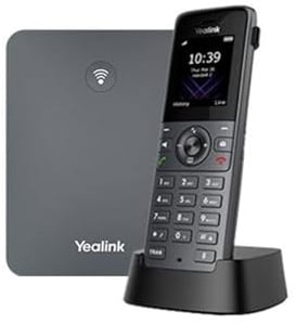 Yealink W73P DECT IP Telefon System (W70B Basis + W73H Handset) Schwarz