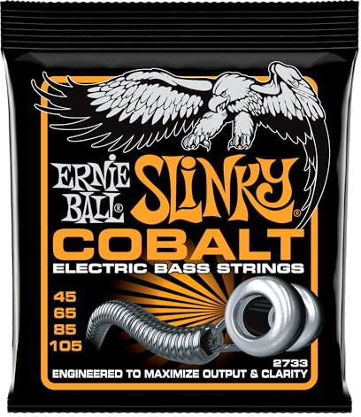 Ernie Ball Hybrid Slinky Cobalt E-Bass-Saiten, Stärke 45–105