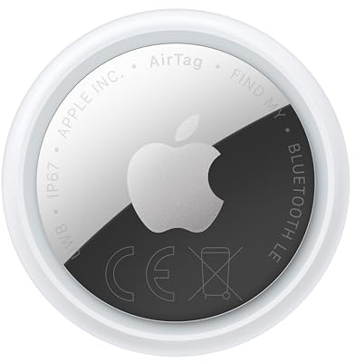 Apple AirTag (2. Generation): Tracker für Schlüsselbund, Portemonnaie und mehr: Ortungsgerät mit Ton, einfache Einrichtung mit einem klick über iPhone oder iPad, Schlüsselfinder für die genaue Suche