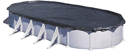 Gre CIPROV501 - Winterabdeckung für Ovalbecken von 500 x 300 cm, Farbe schwarz
