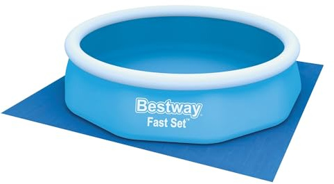 Bestway PE- Bodenplane 335 x 335 cm, blau, quadratisch