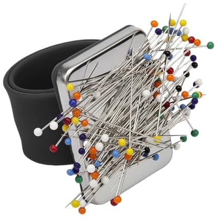 XPEX Nadelkissen Handgelenk Stecknadelkissen Nähen Handwerk Nadelkissen,Tragbar Für Nähen Quilten Nadelarbeit Magnetisches Armband