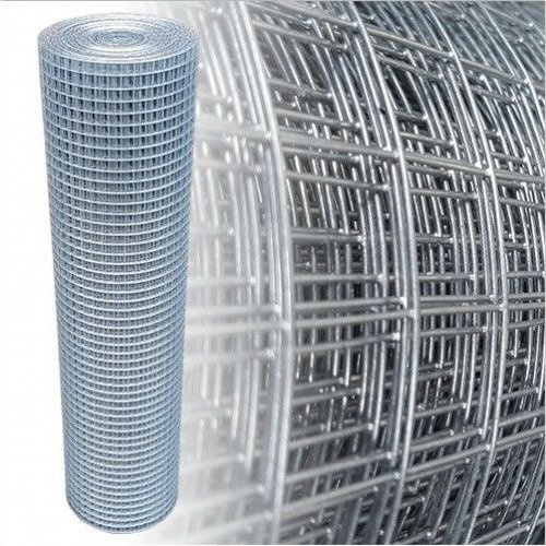 Garmix Volierendraht 25x25mm Drahtgitter 4-Eck Maschendraht Zaun Verzinkt (100cm x 25m, 0,75mm dick)