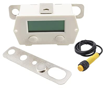 BuyWeek Digitaler LCD Zähler, 5 Stelliger Zähler 0-99999 Magnetischer Induktions Näherungsschalter Elektronischer Tally Zähler