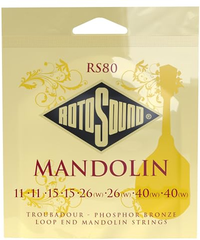 Rotosound RS80 Troubadour Mandoline Phosphor Bronze