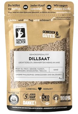 Bremer Gewürzhandel Dillsaat, ganz, Dillsamen zum Kochen und Backen, 100g