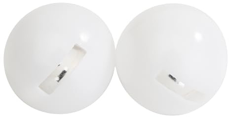 Meyco Baby-Rasseln 2,6 cm weiß 2 Stück