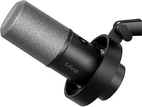 FIFINE XLR Studio Mikrofon Dynamisches, USB Microphone PC für Streaming Podcast Gaming, für PS4/5 Mac Mixer Soundkarten