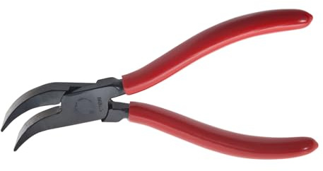 STUBAI Falzzange 24/180 mm | Zangenmaul 45° abgewinkelt | extra leicht 180 g, Einstecktiefe 35 mm | eingelegtes Gewerbe mit Führungslagerring | C45 geschmiedet, vergütet | Made in Austria