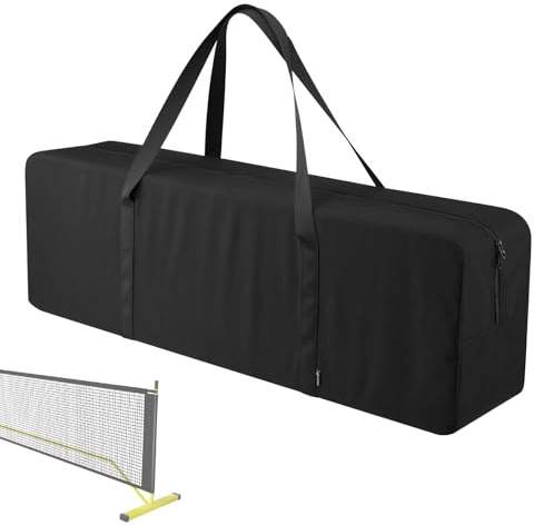Easecos Pickleball-Netz-Set, Tragetasche, tragbare Gurkenball-Ausrüstung, Aufbewahrungstasche, faltbares Badminton-Netzsystem, Ersatztasche, robuster Reißverschluss, Seesack für drinnen und draußen