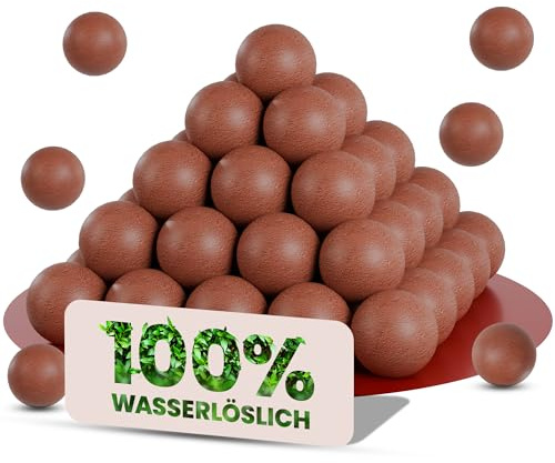 HITX® Steinschleuder Munition [500 Stück] | Tonkugeln Biologisch Abbaubar | 8,5mm Schleudermunition | Zwille Munition | Schleuder Biokugeln | Slingshot Clay Balls Kugeln