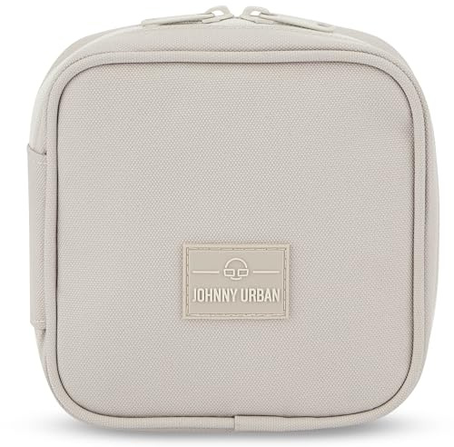 Johnny Urban Kabeltasche Organizer Beige - Ted | Stylische Kabel Tasche für Reise & Travel, Tech Case als Zubehör Bag Accessoires, Elektroniktasche