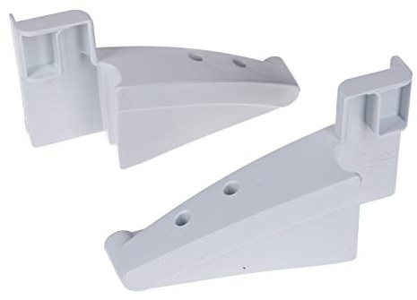 DL-pro Set Halter rechts + links für Liebherr 7438550 7438548 robustes Seitenteil Halterung für Flaschenfach Absteller Türfach Kühlschranktür Kühlschrank KühlGefrierKombination